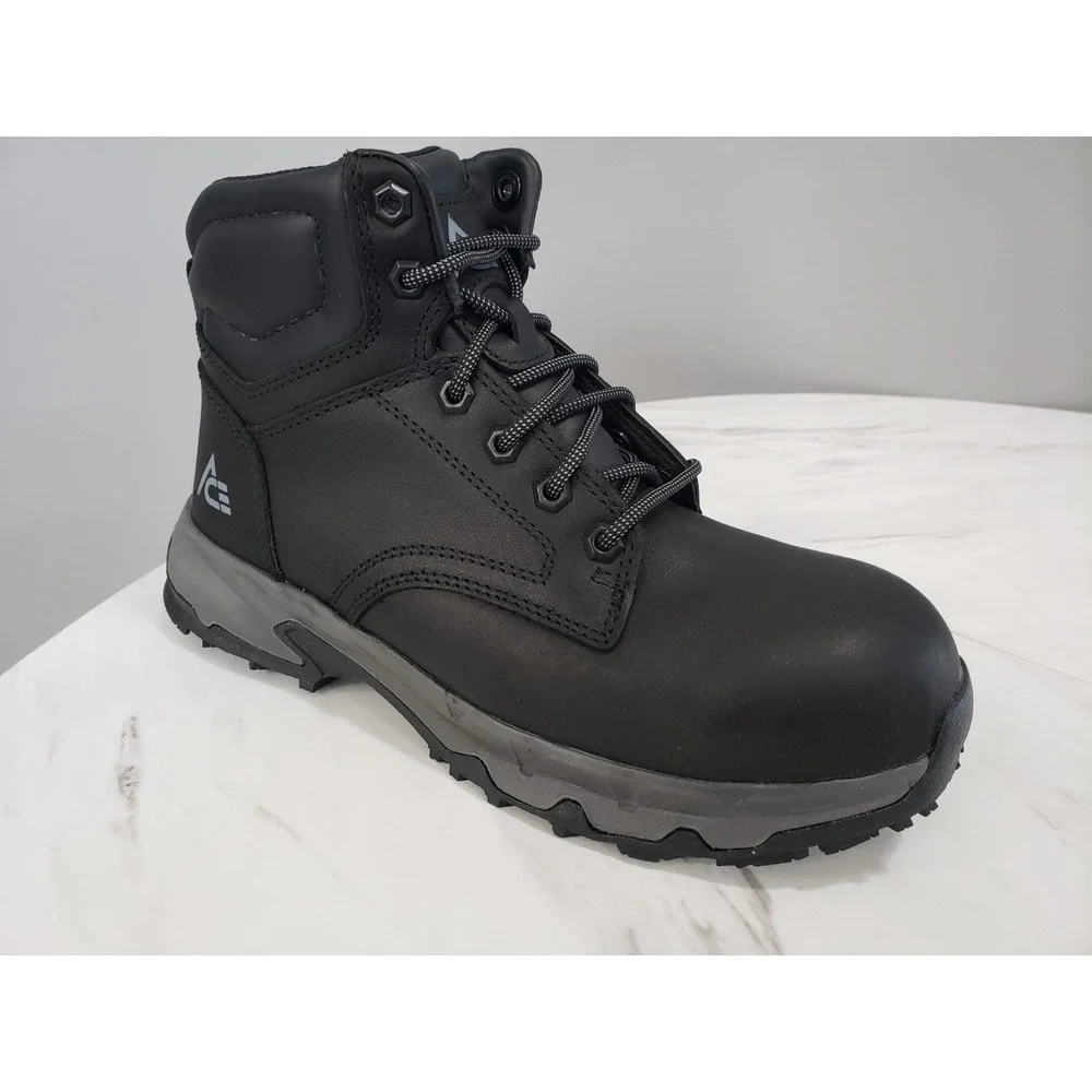 NEW NO BOX Mens 7.5‎ - Ace Boots Fort Rock 6 Inch Nano Composite Toe Work Boots